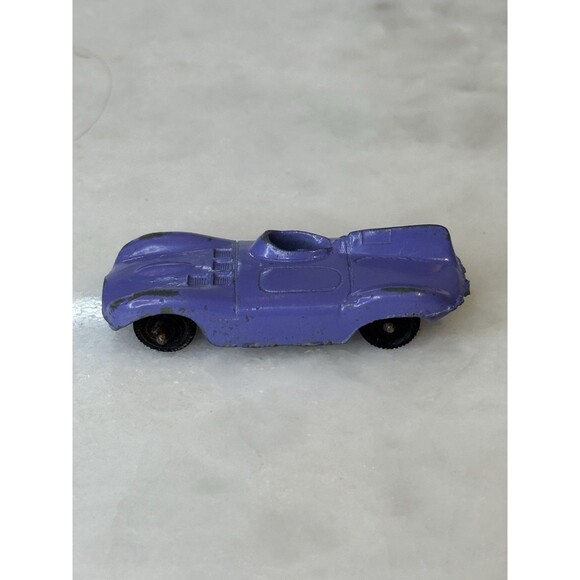 Vintage Tootsie Toy Jaguar Race Car Purple Diecast Made in USA - Picture 3 of 12